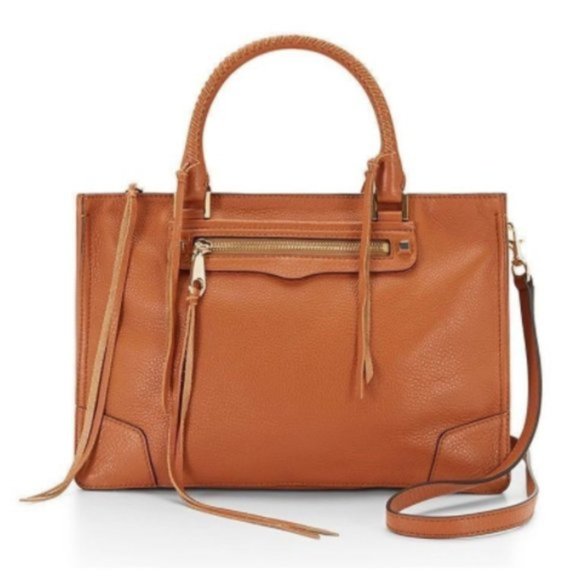 LN $345 Rebecca Minkoff FS Tan Regan Satchel Tote (FREE SHIP!) - Picture 13 of 15